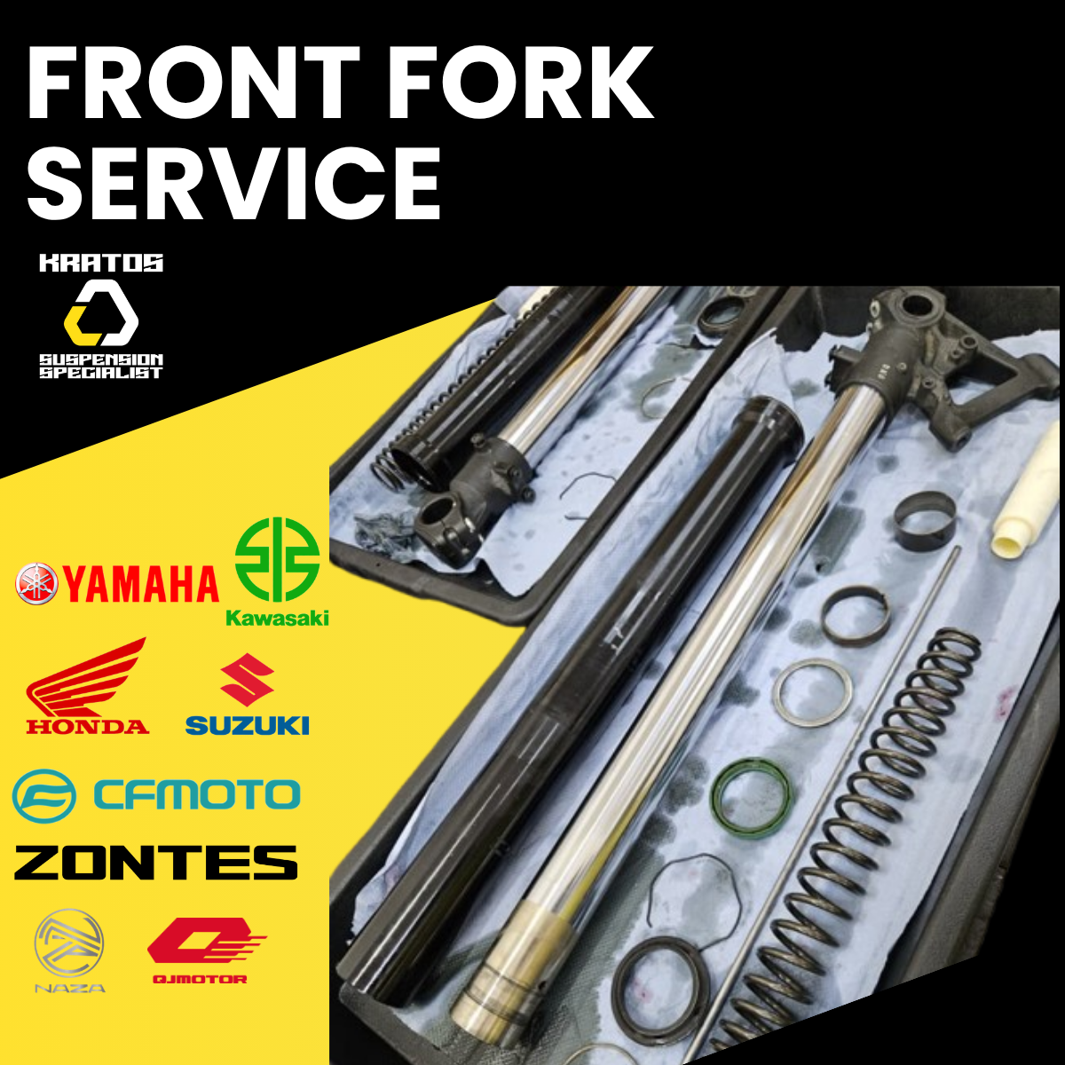 Front Fork Service JDM/CDM/KDM