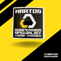 Kratos Suspension Stickers - Black (6x6cm)