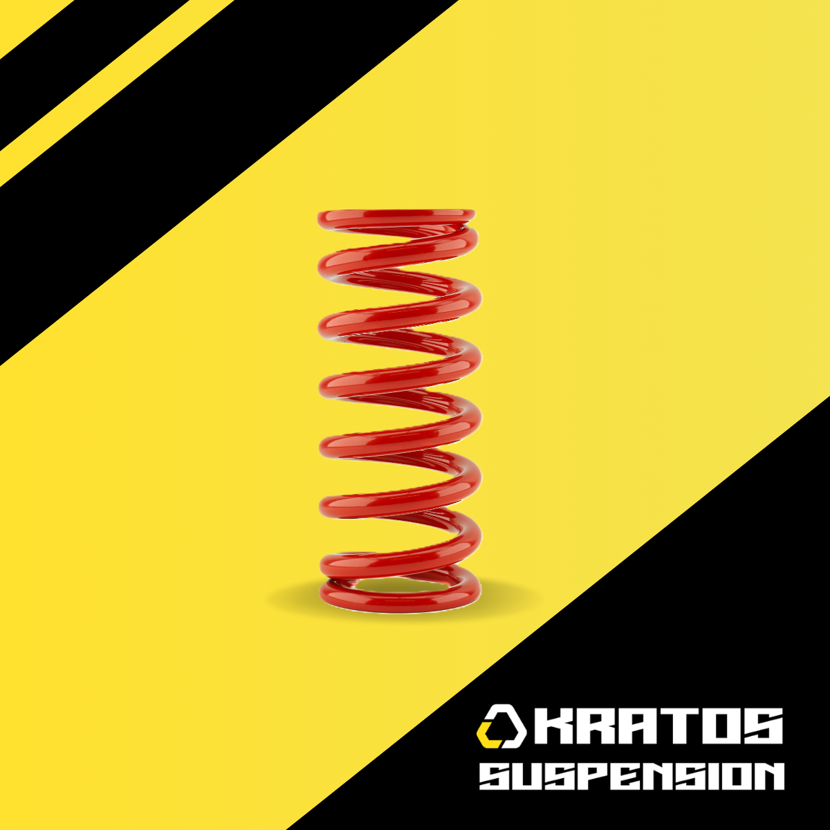 K-Tech Rear Shock Linear Spring (55-160-95) (95N) (55 x 160) (Red)