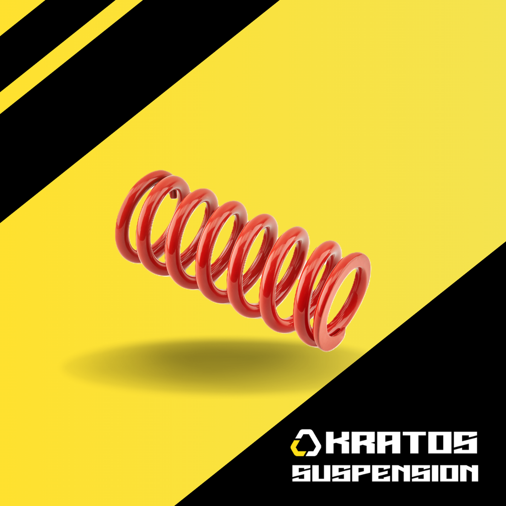 K-Tech Rear Shock Linear Spring (6466-250-60) (60N) (64/66x 245) (Red)