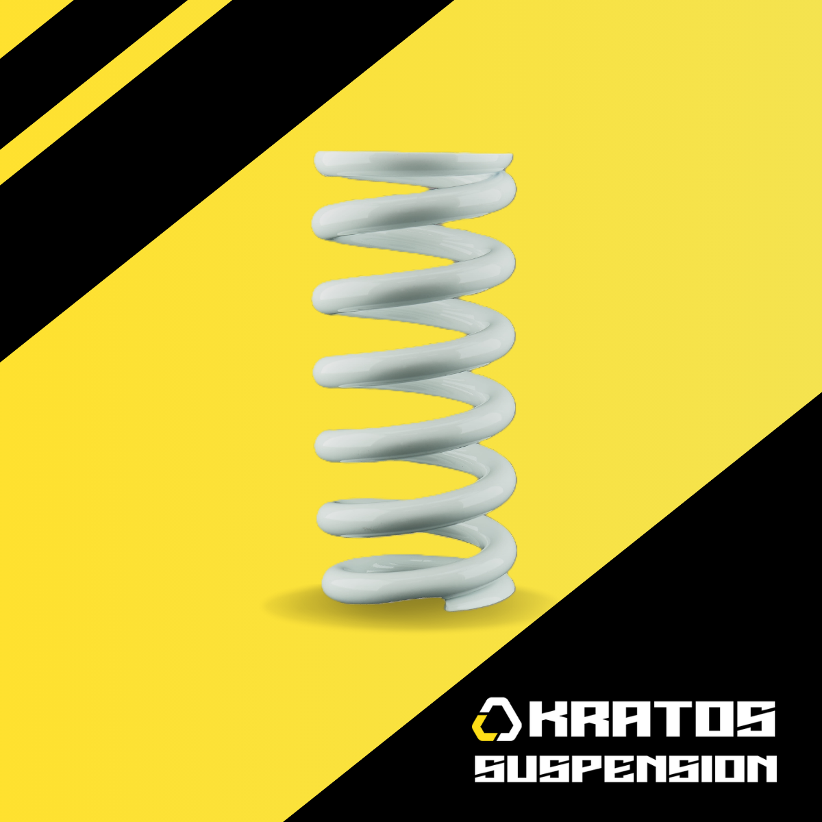 K-Tech Rear Shock Linear Spring (5759-185-185) (185N) (57/59 x 185) (White)