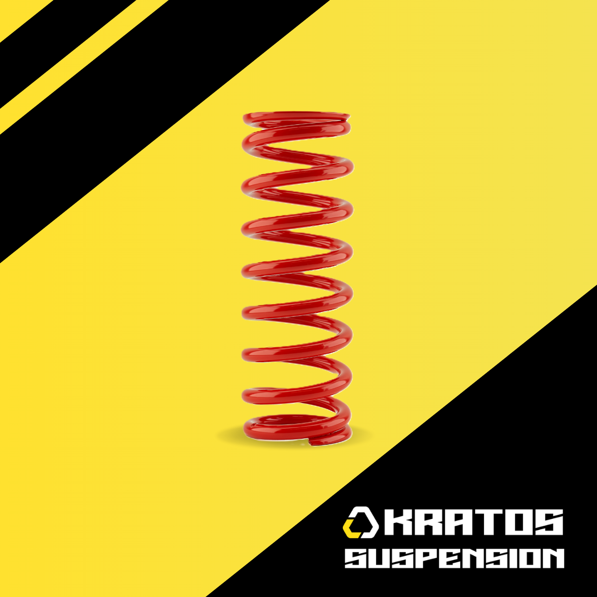 K-Tech Rear Shock Linear Spring (46-180-85) (85N) (46 x 180) (Red)