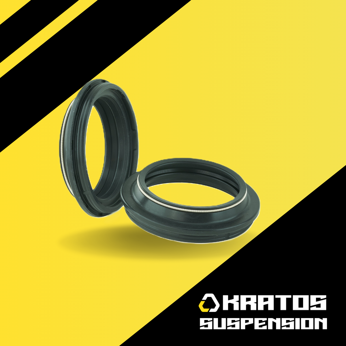 K-Tech Front Fork Dust Seals (DSS - 017) - 43.00x55.50x4.70/14.00mm KYB - NOK (Pair)