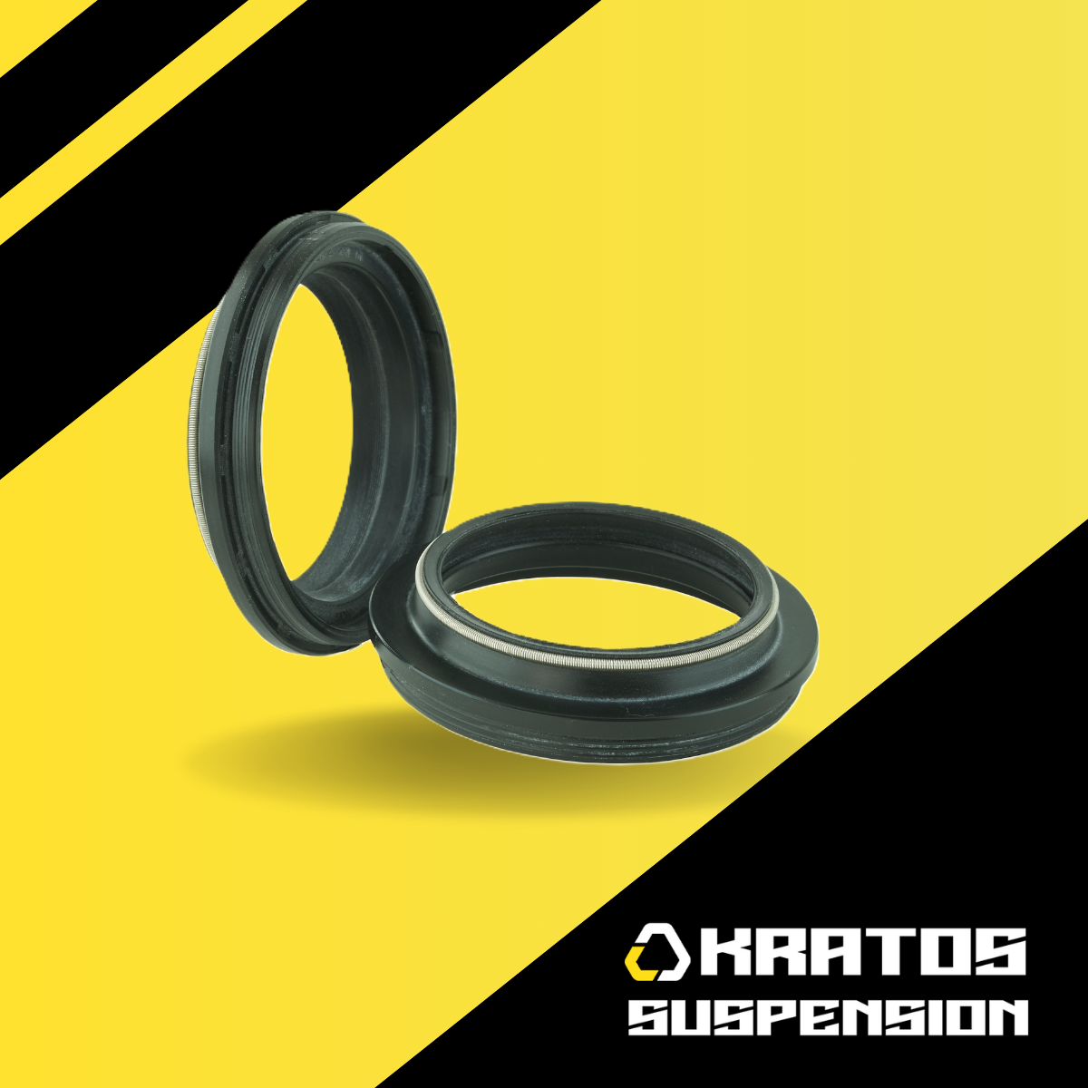K-Tech Front Fork Dust Seals (DSS-026) - 45.00x58.30/62.30x4.60/14.00mm Marzocchi - NOK (Pair)