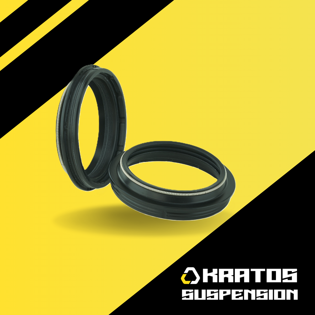 K-Tech Front Fork Dust Seals (DSS-037) - 49.00x60.50/64.00x6.00/13.50mm Showa - NOK (Pair)