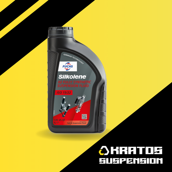 Silkolene 02 Synthetic Racing Suspension Fluid - (ISO 22) 1 Litre