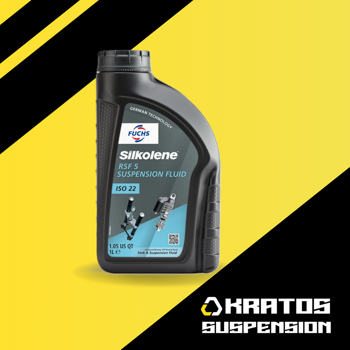 Silkolene RSF 5 Fully Synthetic Suspension Fluid - (ISO 22) 1 Litre