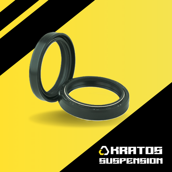 K-Tech Fork Oil Seal Set (FSS-027) - 43.00x55.00x8.00/10.50mm KYB (Pair)